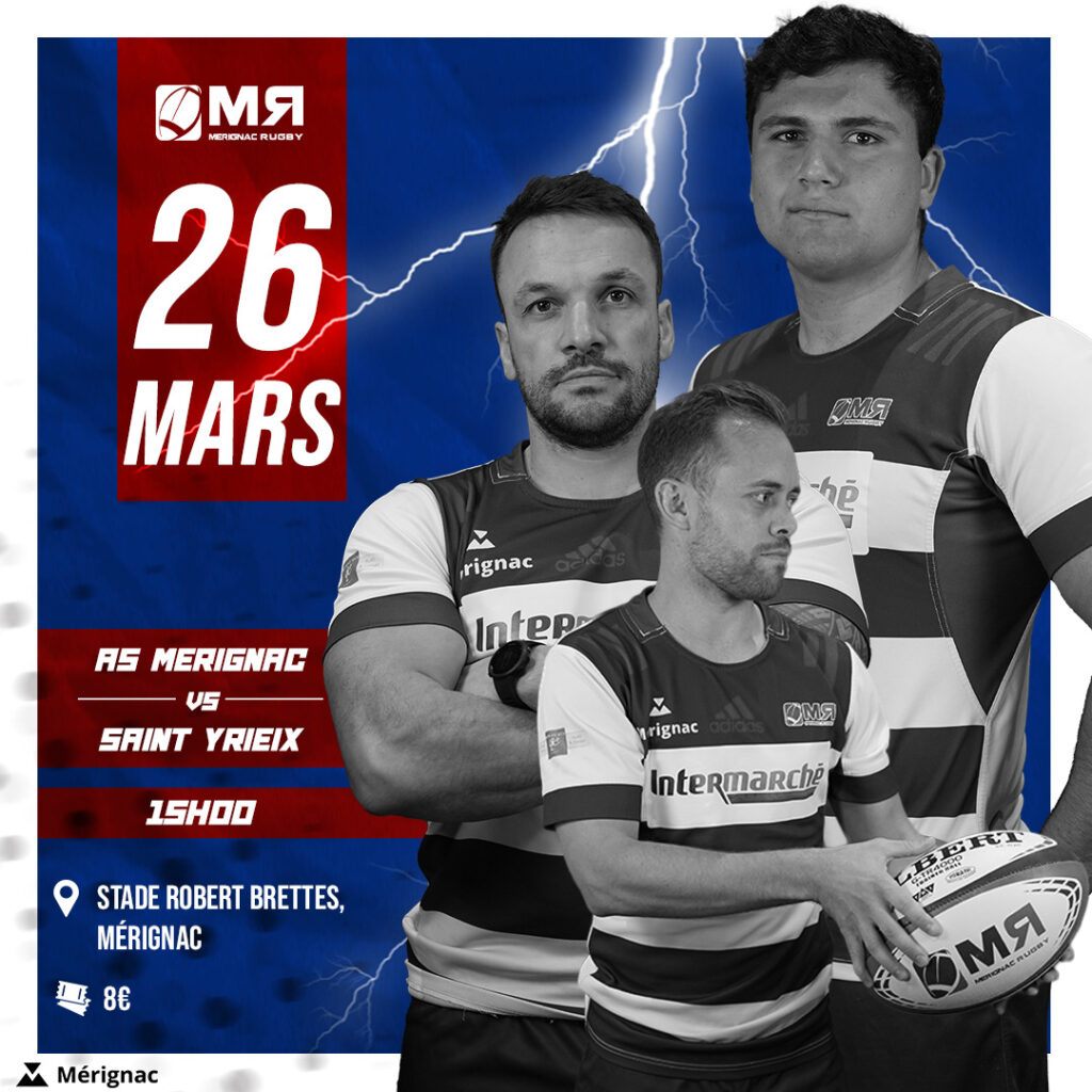 Un seul match pour nos mérignacais ce week-end