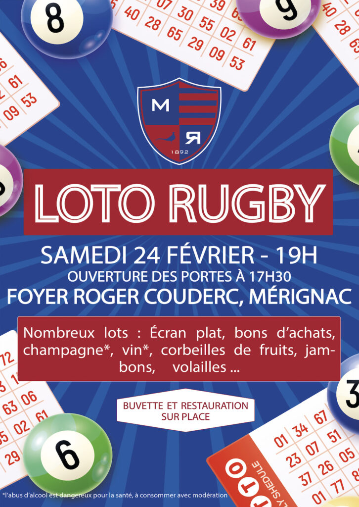 Le loto de Mérignac Rugby est de retour !