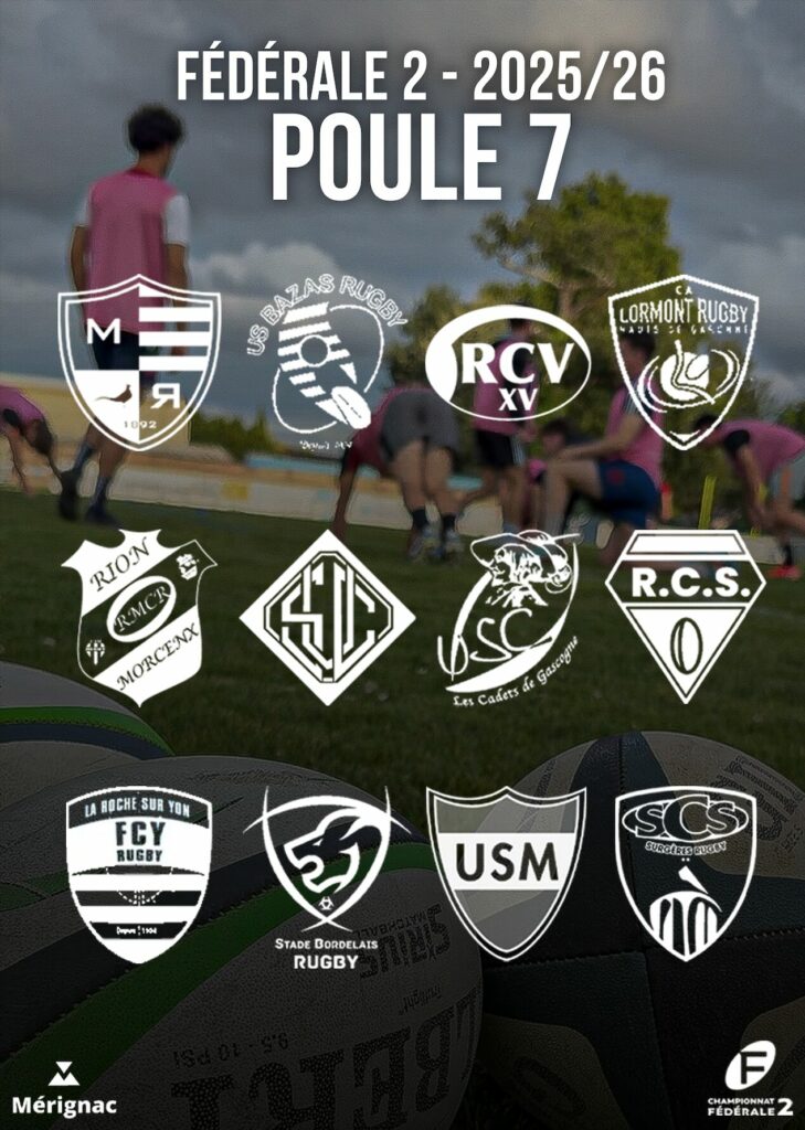 LA POULE ET LE CALENDRIER POUR LA SAISON 2025/26